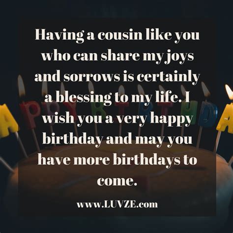 cousin birthday quotes